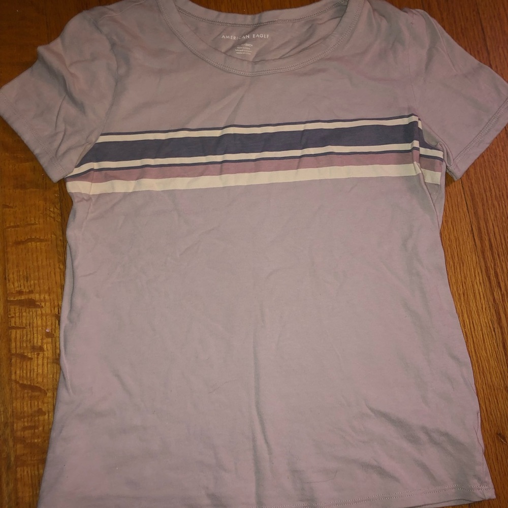 American Eagle Striped Tshirt